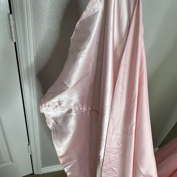 Sherri Hill Size 20 Gown Beaded Fit and Flare Formal Maxi Dress Light Pink - Picture 6 of 9